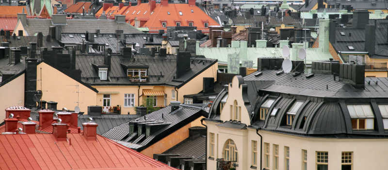 瑞典建筑一角风景