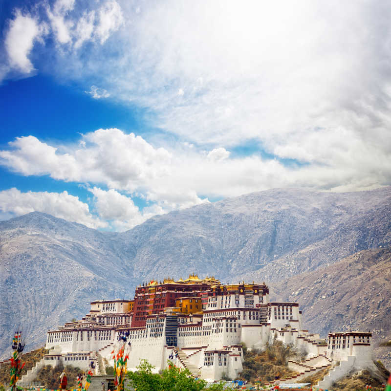 西藏拉萨的布达拉宫