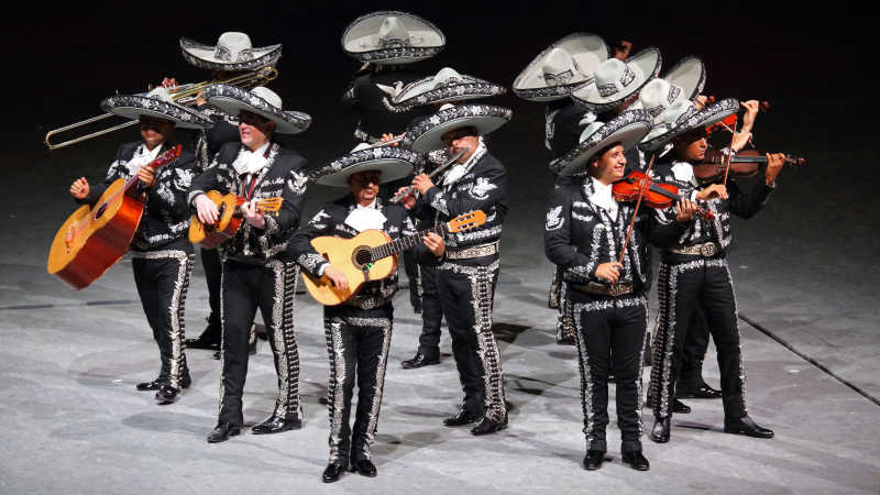 传统的墨西哥乐队
