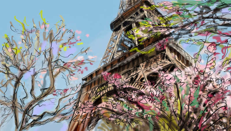 巴黎埃菲尔铁塔插图