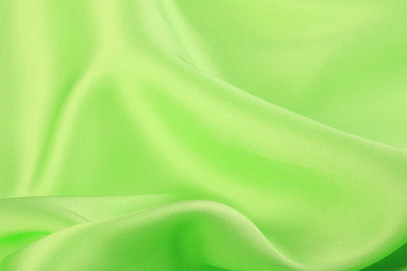 浅绿色丝质材料特写