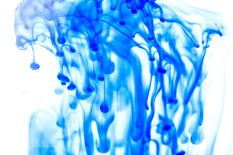 蓝色抽象液体