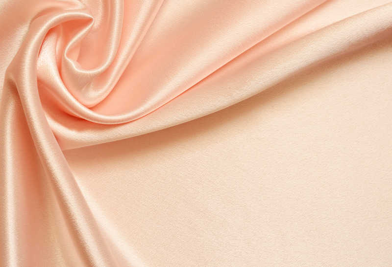 桃粉色丝绸