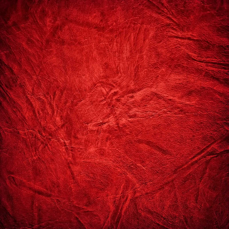 红色皱褶的皮革