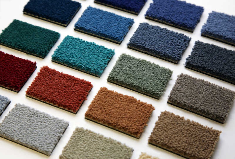 地毯的颜色样本