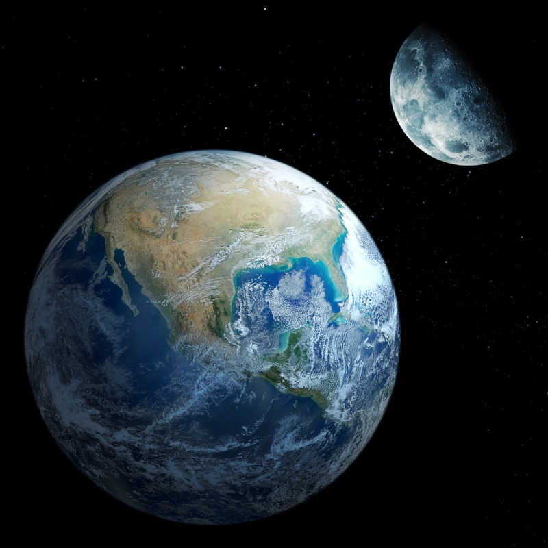 地球与月亮