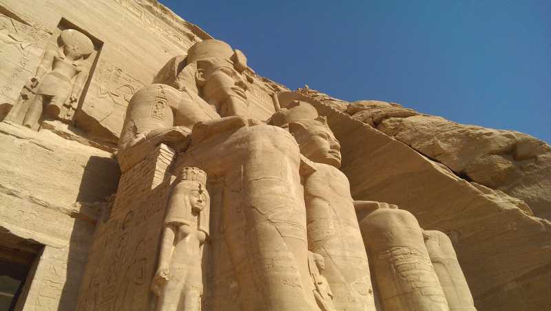 埃及寺庙的风景