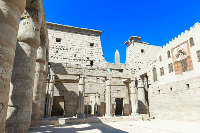 埃及的古庙遗址