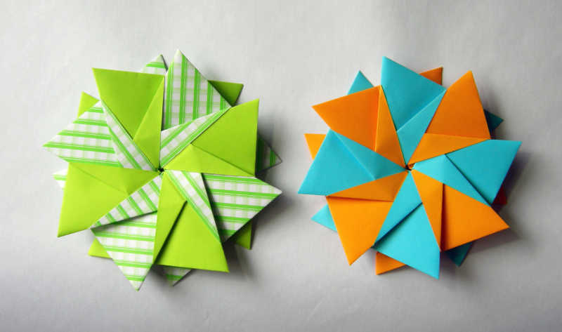 多层折纸造型