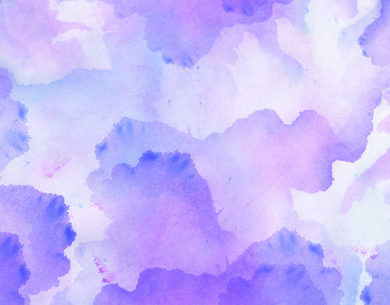 淡紫色抽象水彩背景