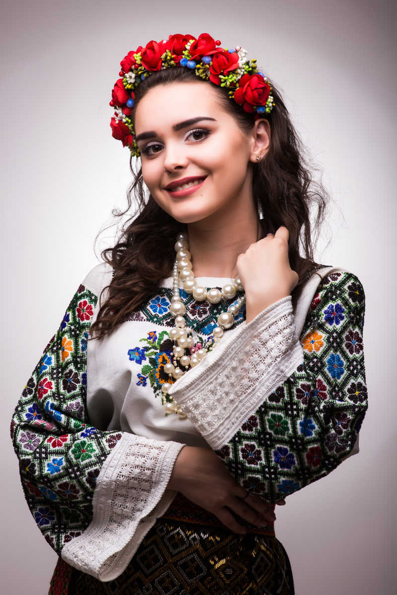 乌克兰民族的美少女