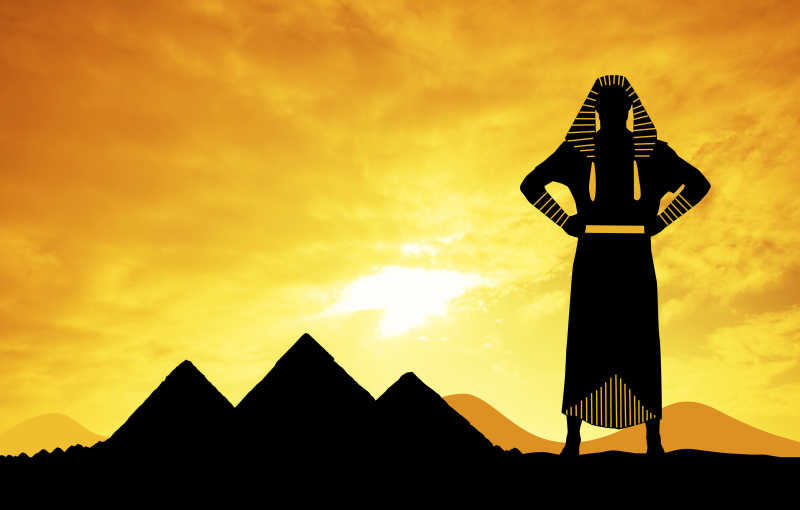 阳光下的埃及法老