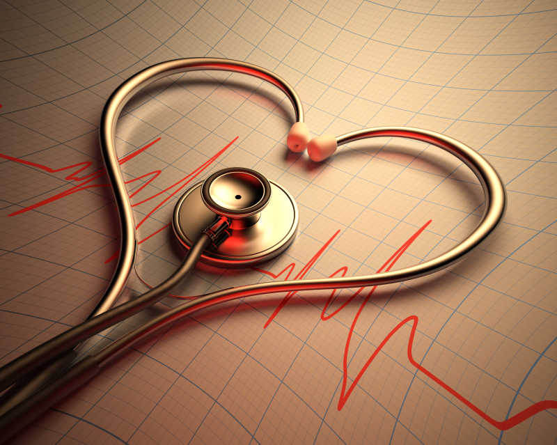听诊器心脏形态