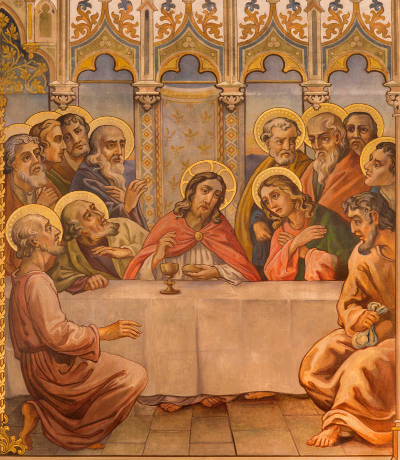 基督教最后的晚餐壁画