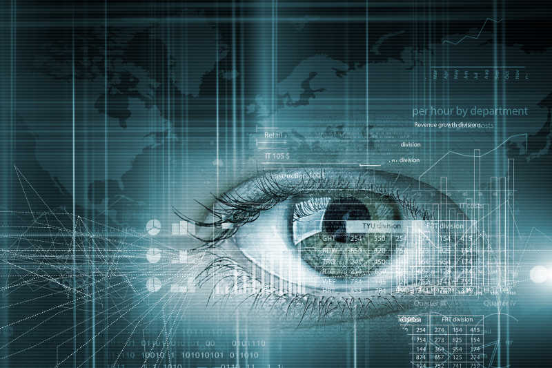 人眼的科技扫描