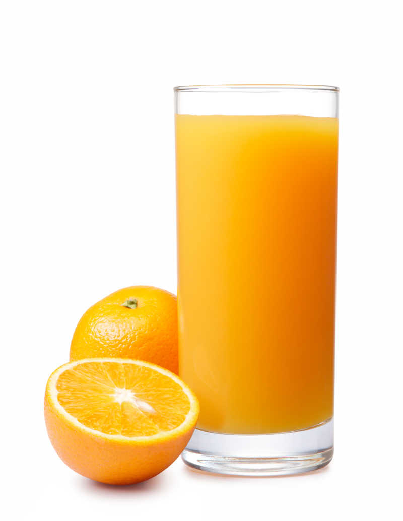 美味的新鲜橙汁
