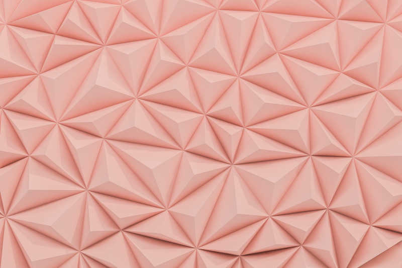 粉色多边形立体抽象纹理背景