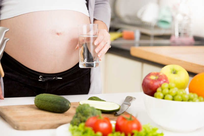 孕妇健康营养概念图