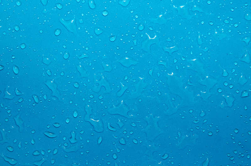 蓝色水滴的背景