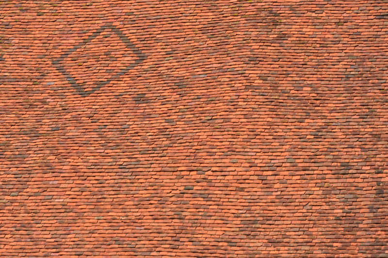 花纹瓦屋顶