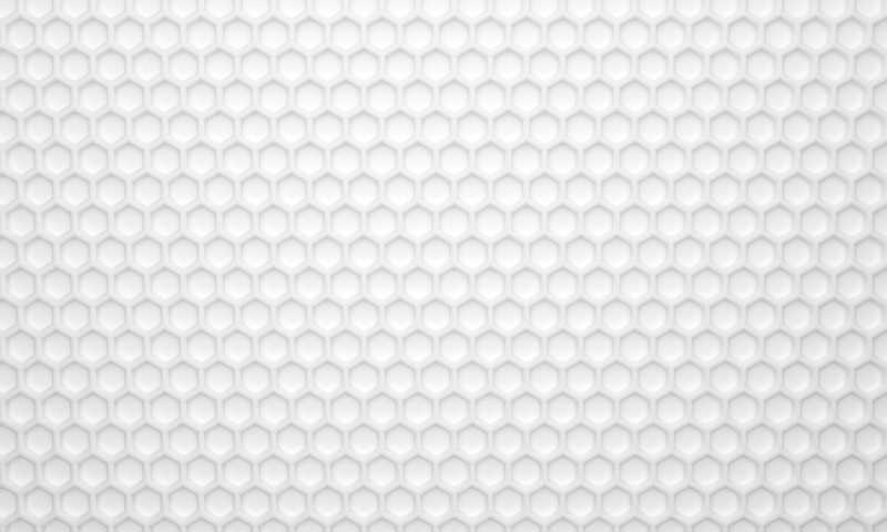 白色六边形立体蜂窝设计背景