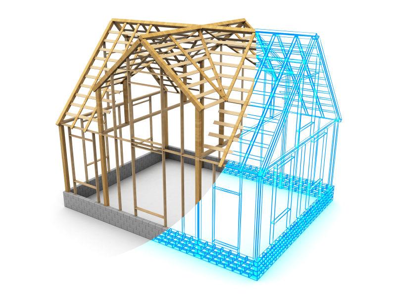 房屋框架工程设计