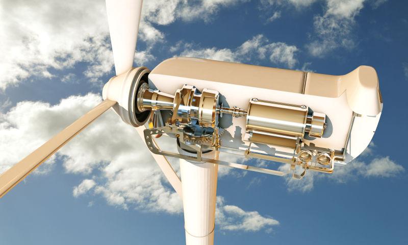 风力发电机的结构图