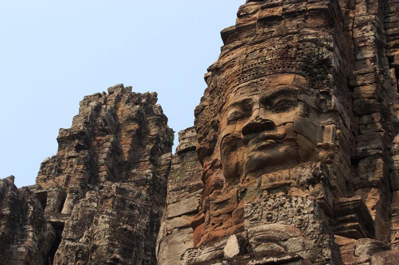 柬埔寨吴哥城巴戎寺