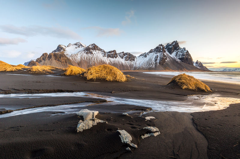 冰岛的沙丘