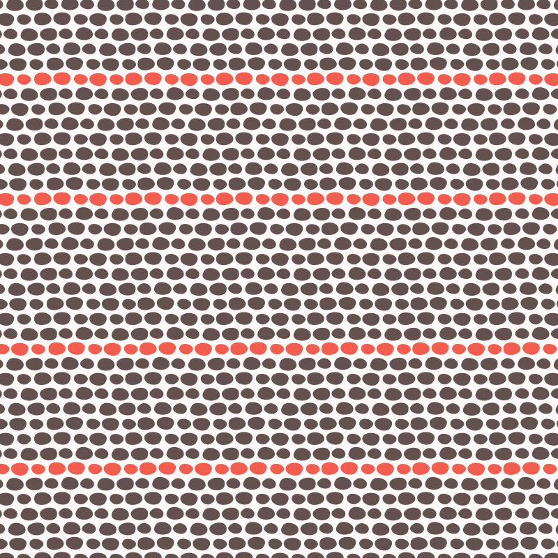 排列整齐的红黑圆点