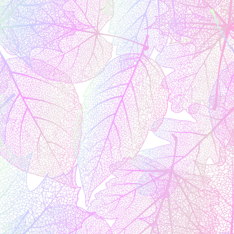 创意矢量彩色粉色秋季阳光叶片纹理背景