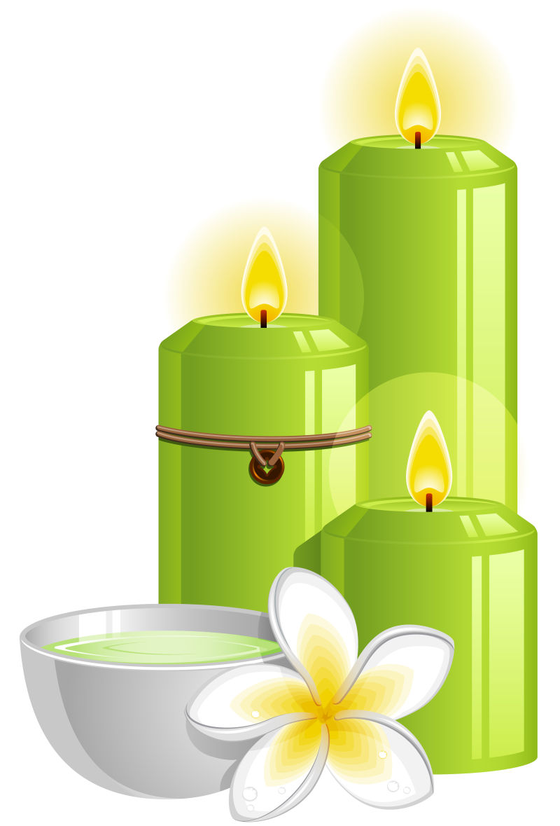 绿色蜡烛
