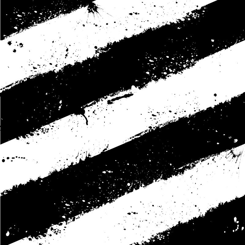 创意矢量黑白墨渍线条的抽象背景