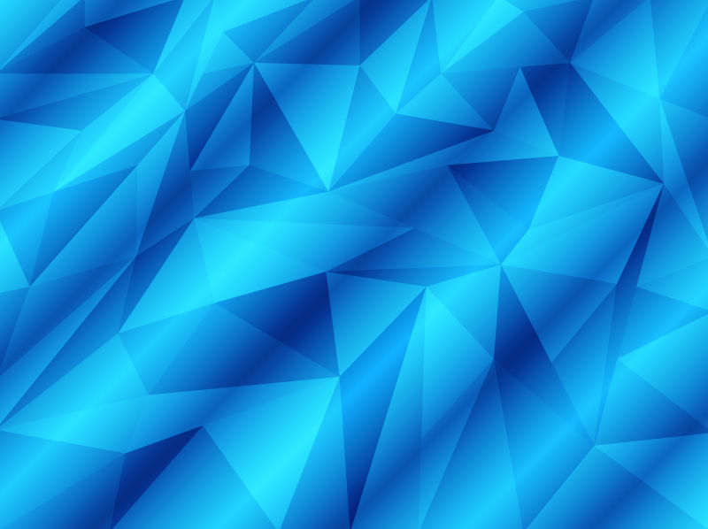 创意矢量淡蓝色抽象几何三角形背景
