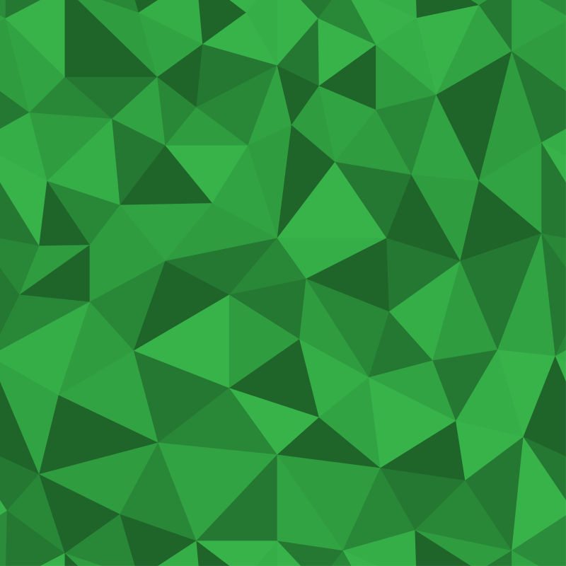 矢量绿色抽象几何三角背景
