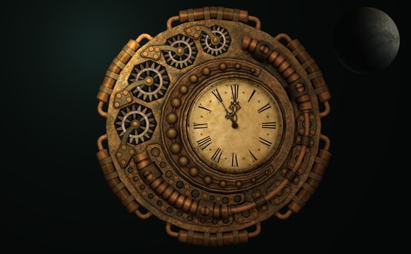老式复古古董钟表
