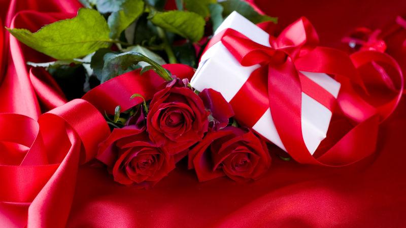 情人节浪漫玫瑰和爱情礼物