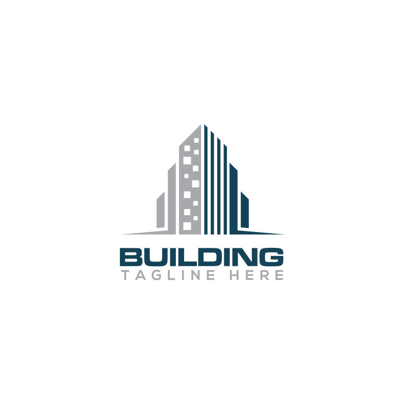 建筑企业logo矢量设计