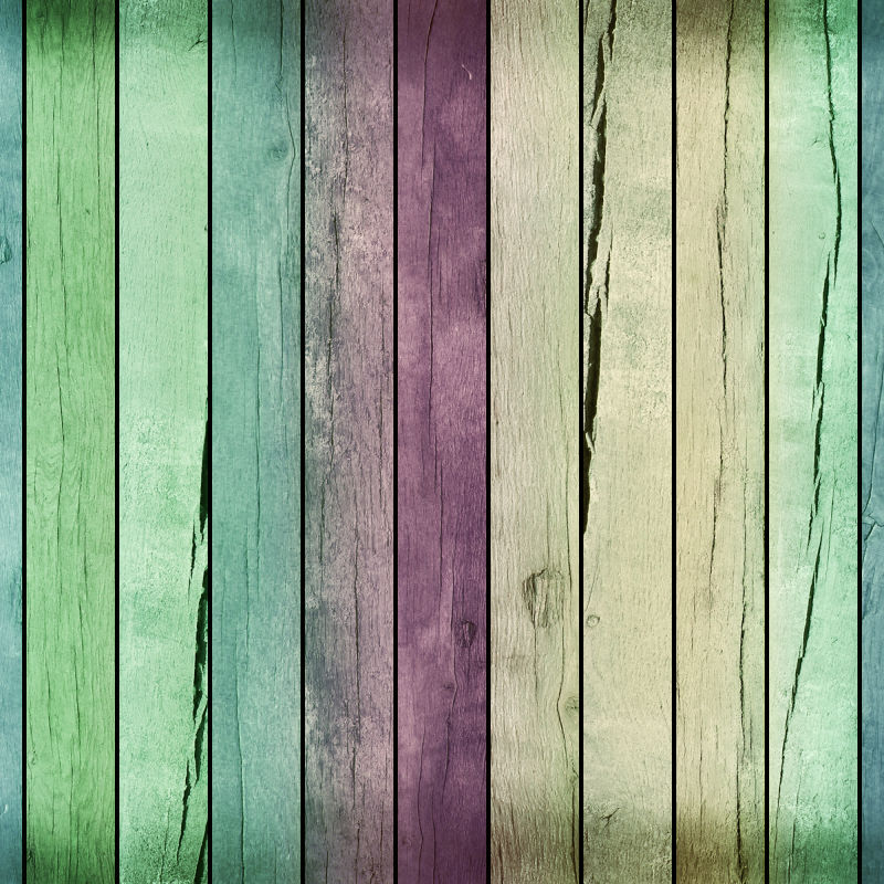 彩色木纹理墻壁