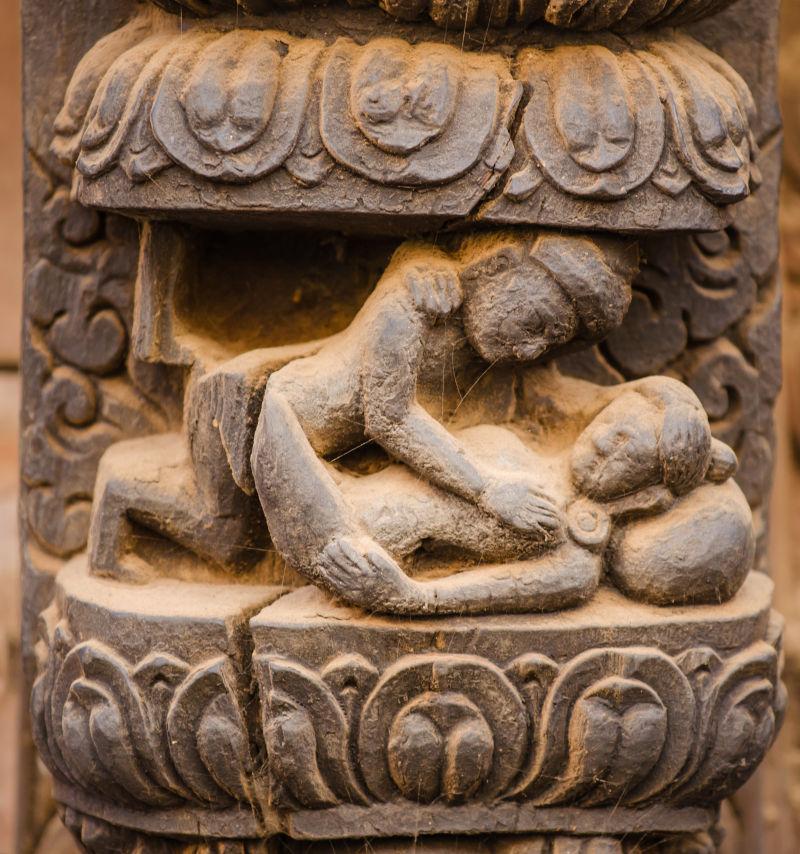 亚洲印度木雕