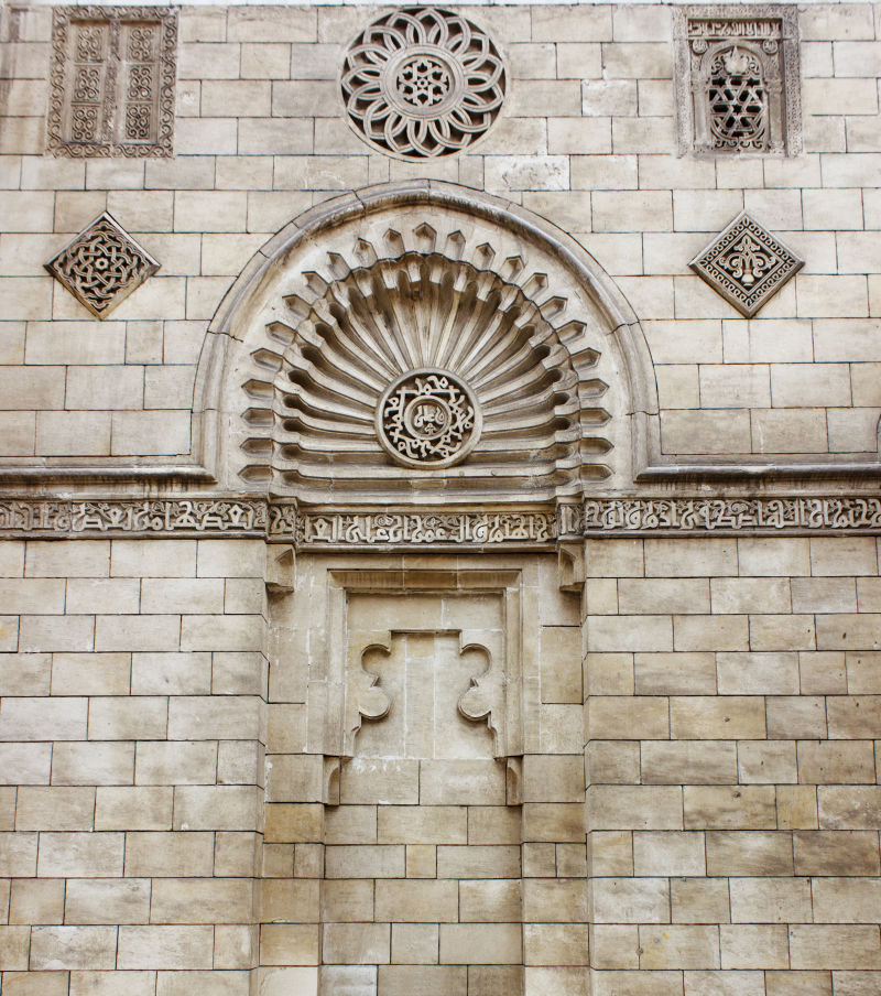 清真寺的宗教建筑外墙装饰