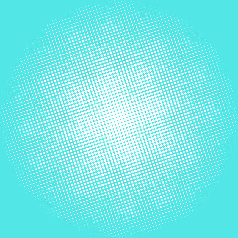 矢量抽象波普风格的蓝色装饰圆点背景