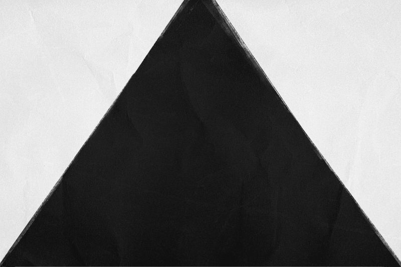 抽象黑白三角形纹理背景