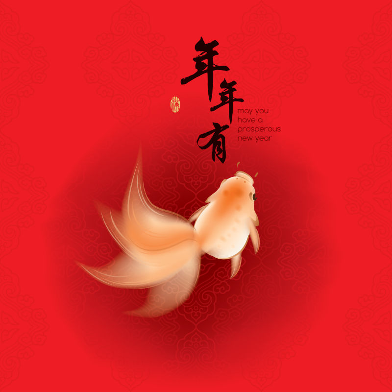 中式绘画中的金鱼
