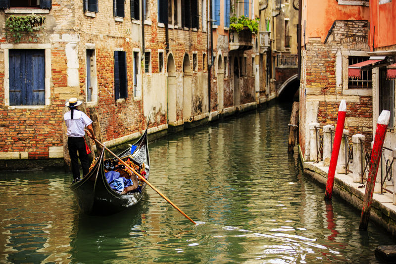 威尼斯河流船只