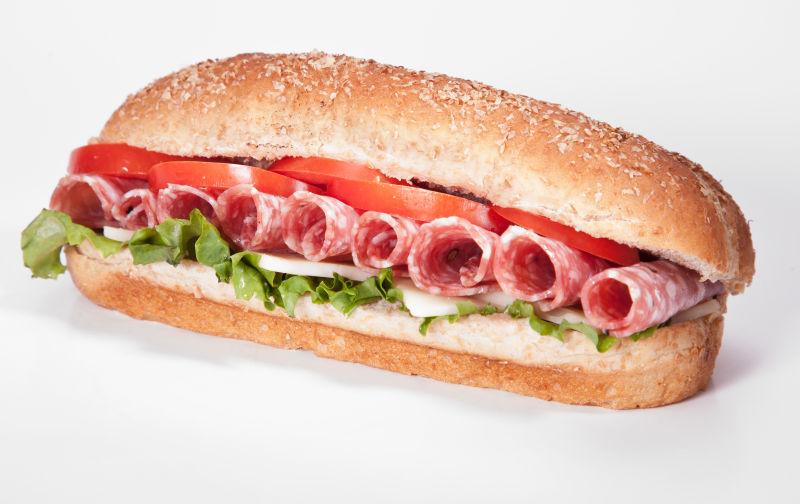 意大利香肠和三明治