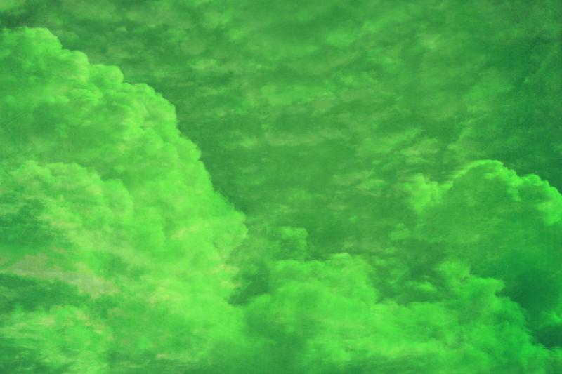 绿色的抽象天空背景