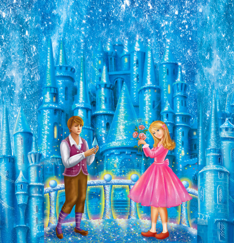 童话里的公主和王子插图