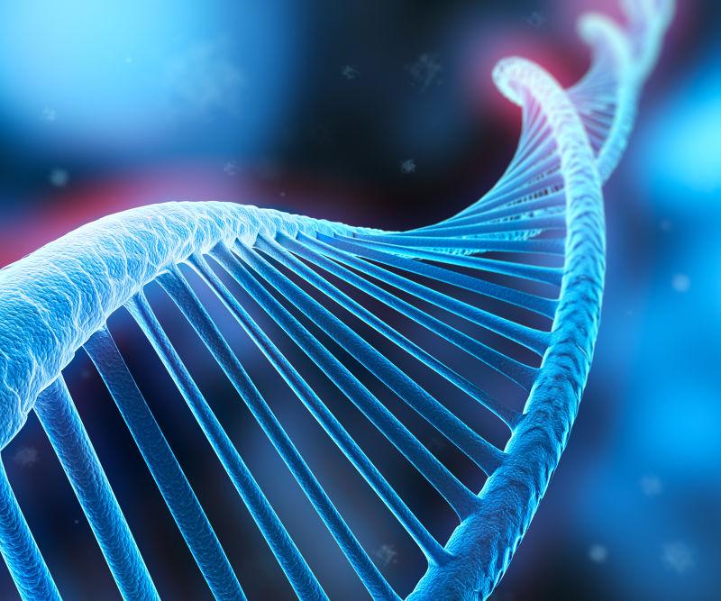 DNA抽象纹理蓝色背景