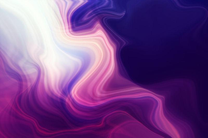 紫色流动曲线背景